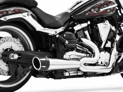 freedom true dual exhaust for yamaha road star